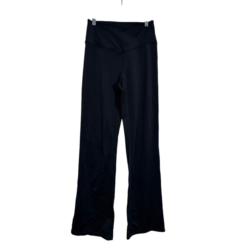 Ododos Black High Waist Flared Leggings S - Picture 2 of 7